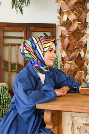 روسری سرمه ای İpek Tivil Silk Home - کد 336025038