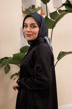 روسری مشکی پنبه ای İpekhan - کد 681103757