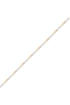 دستبند طلا زرد زنانه 14 عیار Assos Pırlanta - کد 861556636