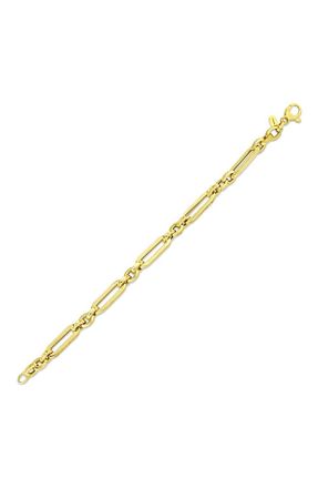 دستبند طلا زرد زنانه 14 عیار Assos Pırlanta - کد 861556533