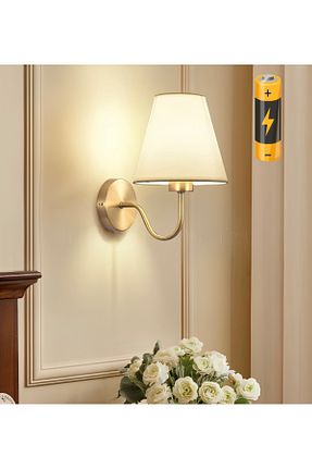 چراغ دیواری طلائی فلزی burenze - کد 781067363