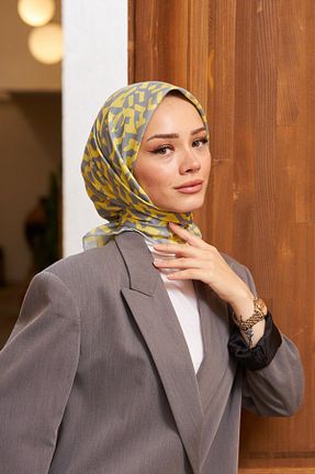 روسری سبز پنبه ای İpekhan - کد 778466429