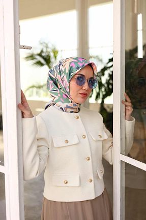 روسری آبی İpek Tivil Silk Home - کد 815157461