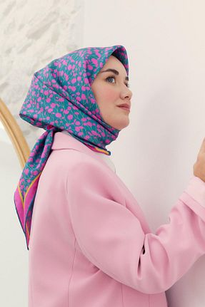 روسری صورتی İpek Tivil Silk Home - کد 775772625