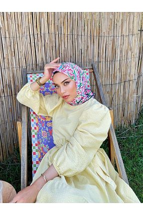 روسری آبی پنبه ای İpekhan - کد 759447111