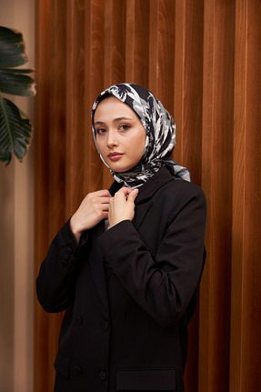روسری مشکی پنبه ای İpekhan - کد 780047190