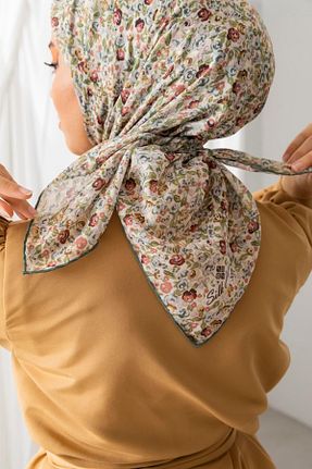 روسری صورتی پنبه ای Silk Home - کد 350398671