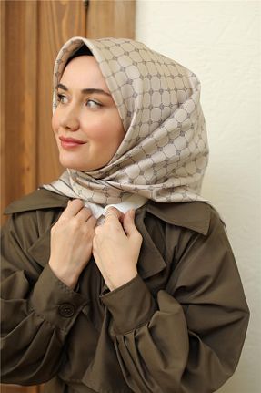 روسری طوسی İpek Tivil Silk Home - کد 452557583