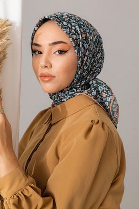 روسری سبز پنبه ای Silk Home - کد 749188010