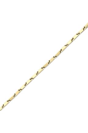 دستبند طلا زرد زنانه 14 عیار Assos Pırlanta - کد 861553715