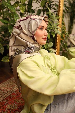روسری سبز İpek Tivil Silk Home - کد 841561542