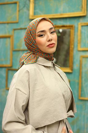 روسری سبز پنبه ای Silk Home - کد 844389928