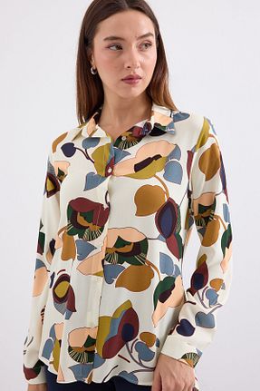 پیراهن بژ زنانه اورسایز Bigdart - کد 850844228
