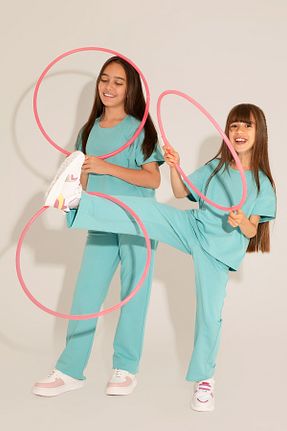 شلوار کرمگن فیروزه ای بچه گانه Comfort U.S. Polo Assn. - کد 833151941