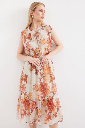 لباس نارنجی زنانه بافتنی Bigdart - کد 843480957