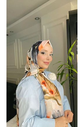 شال طوسی زنانه اکریلیک Onur - کد 861571391