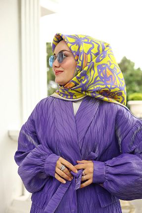 روسری خاکی İpek Tivil Silk Home - کد 827016328