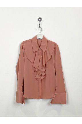پیراهن صورتی زنانه رگولار PERA MODA - کد 780524874