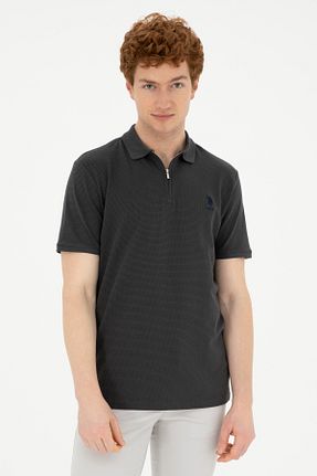 پولوشرت طوسی مردانه پارچه ای U.S. Polo Assn. - کد 832946335