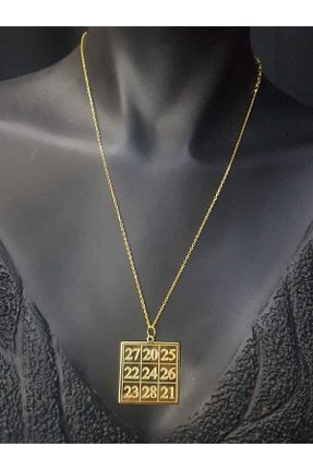 گردنبند نقره زرد زنانه 925 عیار vogutima - کد 769408044