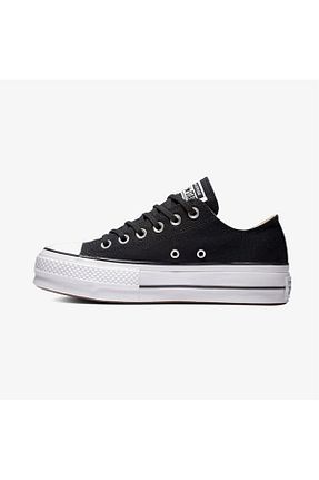 کفش اسنیکر مشکی زنانه بند دار Converse - کد 5853216