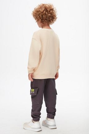 ست بالاتنه و پائین تنه بژ بچه گانه بافت Nk Kids - کد 856291018