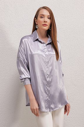 پیراهن بنفش زنانه اورسایز Bigdart - کد 650701695