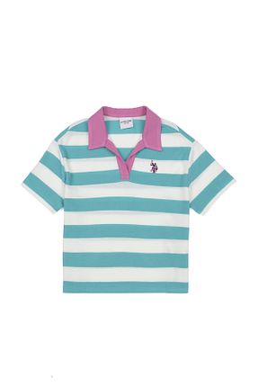 پولوشرت سبز بچه گانه پارچه ای U.S. Polo Assn. - کد 832922647