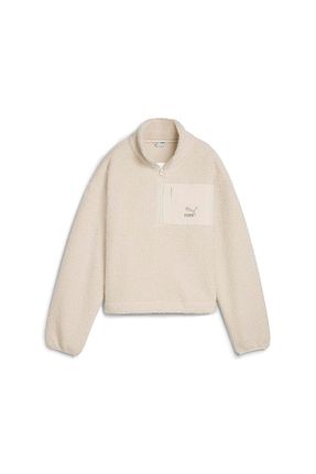 سوئیشرت اسپرت سفید زنانه رگولار Puma - کد 841501605
