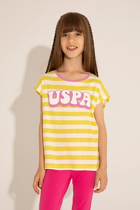 تیشرت زرد بچه گانه رگولار U.S. Polo Assn. - کد 832960780