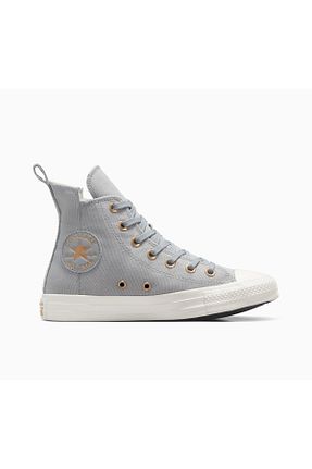 کفش اسنیکر طوسی زنانه بند دار Converse - کد 849180348