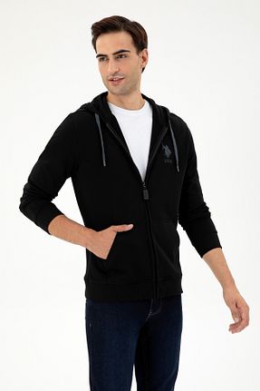 سوئیشرت مشکی مردانه ساده U.S. Polo Assn. - کد 861581839