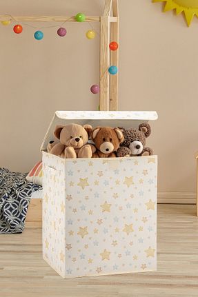 جعبه نگداری سفید پارچه PRENDİ HOME - کد 848124066