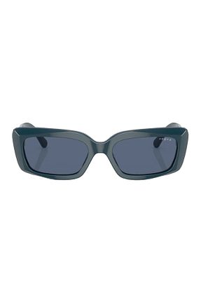 عینک آفتابی آبی زنانه UV400 Vogue - کد 841965579