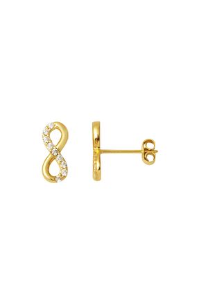 گوشواره طلا زرد زنانه 14 عیار Bilezikci - کد 786327989