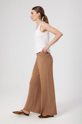 شلوار قهوه ای زنانه تریکو Mısırlı - کد 861620790