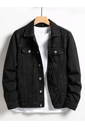 کت مشکی مردانه اسلیم فیت Cuqq Denim - کد 795264413