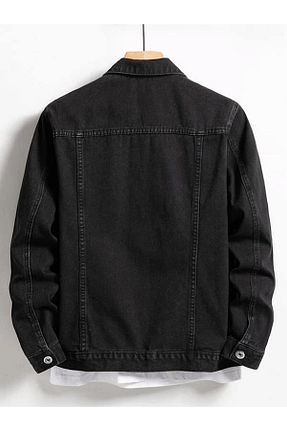 کت مشکی مردانه اسلیم فیت Cuqq Denim - کد 795264413