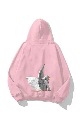 سوئیشرت صورتی زنانه چاپی The Champ Clothing - کد 772772147