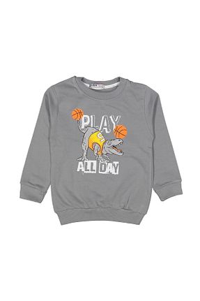 سوئیشرت طوسی بچه گانه چاپی bebitomkids - کد 861630172