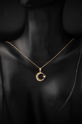 گردنبند طلا زرد زنانه 14 عیار Bilezikci - کد 451389307