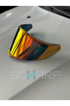 کلاه ایمنی موتور سواری نارنجی یدکی کلاه کاسک موتور سواری scharf - کد 861645832