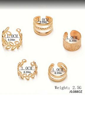 گوشواره غضروفی جواهر طلائی زنانه تیتانیوم ELMATOLYE - کد 861642557