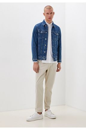 کت آبی مردانه اسلیم فیت Cuqq Denim - کد 789272983