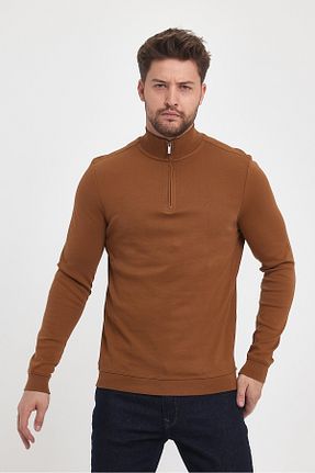 سوئیشرت زرد مردانه ساده ENQUE - کد 861660927