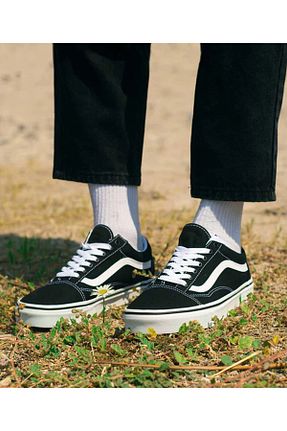 کفش اسنیکر مشکی زنانه بند دار Vans - کد 861657088