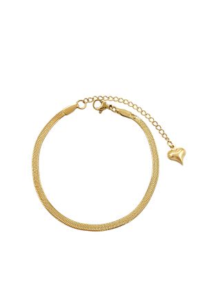 دستبند استیل (فولاد) طلائی زنانه استیل (فولاد) Çlk Accessories - کد 803724044