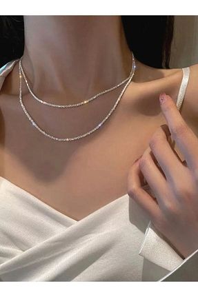 گردنبند جواهر زنانه فلزی TakıConcept - کد 862415720