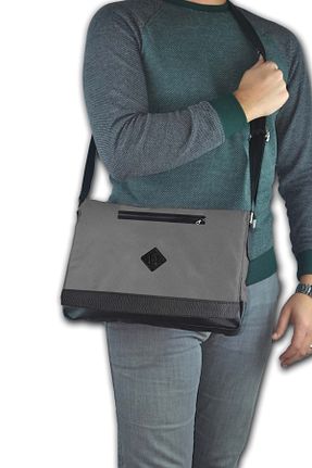 کیف پستچی طوسی زنانه پارچه ای Bagorama - کد 647477998