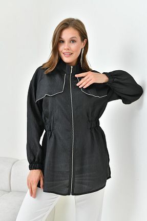 کلاه و ابایا مشکی زنانه مخلوط ویسکون FTZ WOMEN - کد 833072516